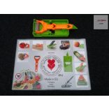 Szíves Duo zöldség-gyümölcshámozó,szeletelő, dekoráló, 7 cm pengével