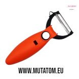  Delux lengővillás hámozó,szeletelő és dekoráló