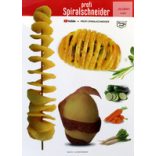 Inox burgonya spirálvágó