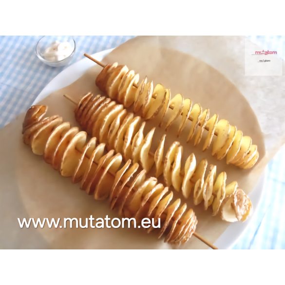 Inox burgonya spirálvágó